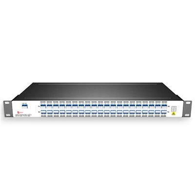 80CH AAWG DWDM MUX DEMUX single fiber 1U