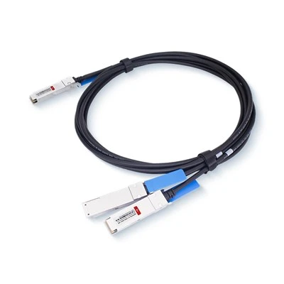 200G QSFP56 To 2X100G QSFP56 Breakout Passive DAC Direct Attach Copper Cable
