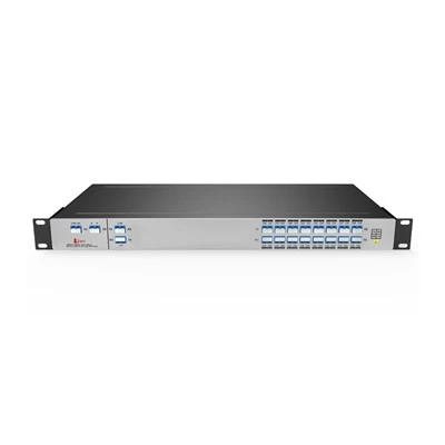 Single Fiber 16CH (32 Wavelength ) DWDM Mux And Demux 1U Rack