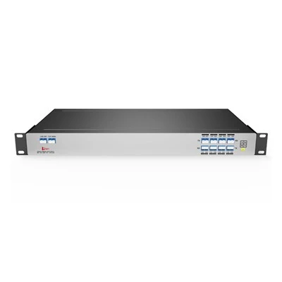 Single Fiber 8CH (16 Wavelength ) DWDM Mux And Demux 1U Rack